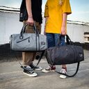Wet and dry sports gym bag