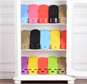 Adjustable Double Stand Shoe Support Lock Closet Cabinet