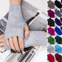 Wool Fingerless Knitting Thread Short Student Writing