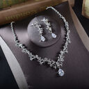 TL205 Korean bridal Rhinestone Earrings