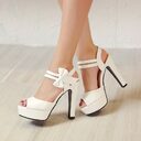 Block Heel Super High Sandals