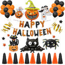 Halloween Pumpkins Balloon Decoration Bat Helium Balloons Home