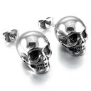 Punk Rock Skull Mens Earrings For Women Small