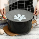 Kitchen Gadget Silicone Spill-Proof Pot Utensil Cover Tools