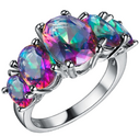 Cubic Zirconia Rings For Women Rose Crystal Ring