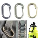 Plastic Oval Hanging Buckle Carabiner DIY Accessories Backpack