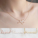 Necklace Alloy Pendant Font Fascinating Name Personalized