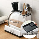 Tableware Storage Holders Kitchen Knife Plastic Storages Racks