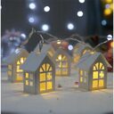 2M 10pcs LED Christmas Tree House Style Fairy
