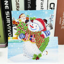 Christmas DIY Diamond Painting Greeting Cards 5D Cartoon
