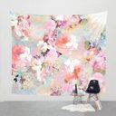 Love Of A Flower Wall Tapestry Hanging Decor