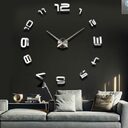 Oversized Acrylic Wall Clock Living Room Modern Art