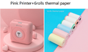 Mini Bliuetooth Wireless Thermal Printer Paper Sticker Label