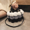 Plush Handbags Winter Shoulder Bag Handbag Trend Messenger