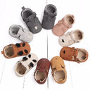 Spring and autumn cartoon animal baby shoes matte
