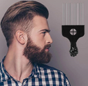 Metal Comb African Hair Pik Brush Salon Hairdressing