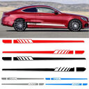 Side skirt stripe car sticker