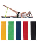 5 Level Resistance Rubber Bands Yoga Training Elastic