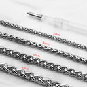 Titanium steel necklaces for men