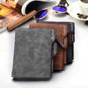 New men's short multifunctional Wallet Card Vintage multi