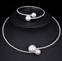 The bride wedding accessories crystal pearl diamond drill