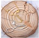 Stainless Steel Stethoscope Name Necklace for Women Jewelry