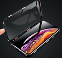 Double-sided glass magnetic king mobile phone case no