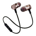 Wireless Bluetooth headset sports running magnetic line control