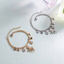 Trendy Alloy Silver Gold Color Unicorn Charms Bracelet