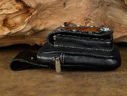 Mens Leather Pouch Belt Biker Hiking Camp Phone