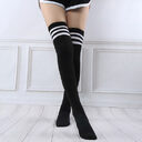 Ladies' Socks Spring and Autumn Stripes Three Bars
