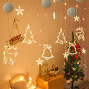 Christmas LED Suction Cup Chandelier Santa Claus Elk