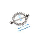 Punk style body piercing jewelry