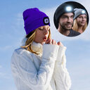 LED Knit Hat Button Cell Type Knitted