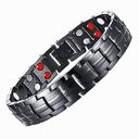 Black Bracelet Men Hand Chain Energy Health Germanium