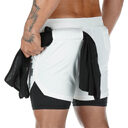 Summer Running Shorts Men 2 in 1 Sports