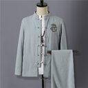 Spring Chinese Style Retro Ethnic Suits Men's Stand-up