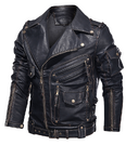 Vintage Leather Men's Coat Jacket