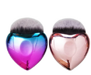 Heart-shaped foundation brush Portable makeup blush Professional beauty