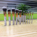 marble pattern makeup brush 10 big small beauty