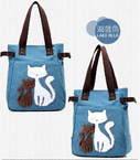 KVKY Women Canvas Bag Handbag Famous Brand Shoulder