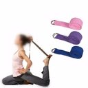 Yoga rope stretch with cotton tension band