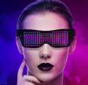 Multicolor Party LED Glasses Dynamic Flashing