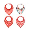 4pcs Lot Bibs Burp Cloth Print Arrow Wave