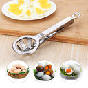 Stainless Steel Egg Cutter Hexagonal Cutting Cooked S