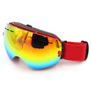 Double layer anti fog skiing mirror