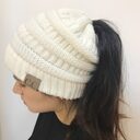 Knitted Ponytail Hat