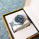 Sports luminous men's steel strap watch
