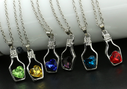 Wine bottle decoration wishing necklace love drifting clavicle