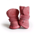 Dog Shoes Pet Lambskin Snow Cotton Khaki